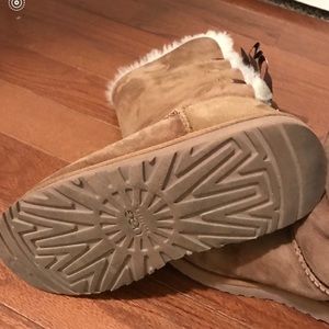 Brown Ugg Bailey bow
